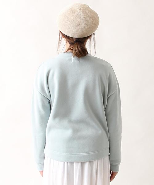 coen（コーエン）の「裏起毛クルーネックプルオーバー（スウェット・レディース・グレー/ライトブルー/ピンク・LARGE/MEDIUM）」の5枚目の写真