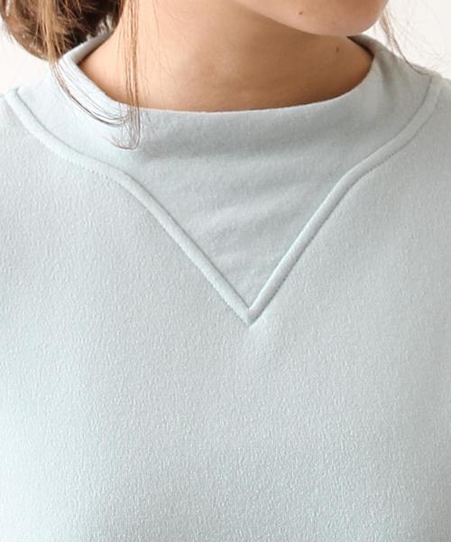 coen（コーエン）の「裏起毛クルーネックプルオーバー（スウェット・レディース・グレー/ライトブルー/ピンク・LARGE/MEDIUM）」の6枚目の写真