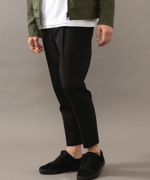 BEAUTY&YOUTH UNITED ARROWS(ビューティーアンドユースユナイテッドアローズ)の「BY TR 1P ワイド テーパード アンクルパンツ ◆(スラックス・メンズ・ブラック/ダークグリーン/ネイビー・LARGE/SMALL/X-LARGE/MEDIUM)」の4枚目の写真