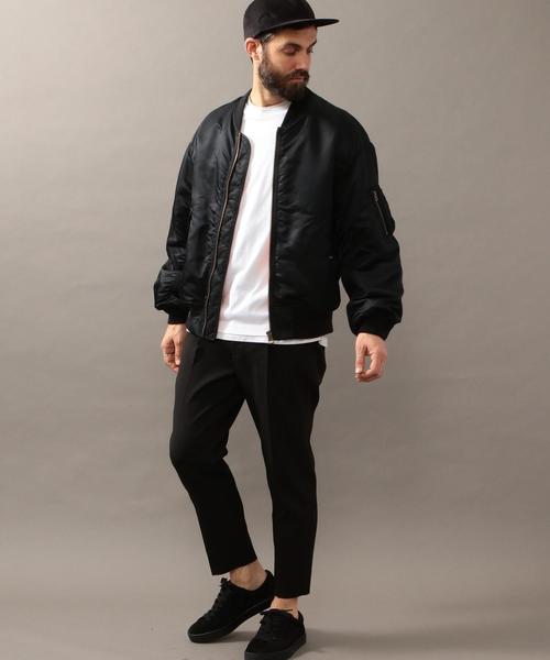 BEAUTY & YOUTH UNITED ARROWS テーパードパンツ BEAUTY&YOUTH UNITED ARROWS｜タック テーパード パンツ -接触冷