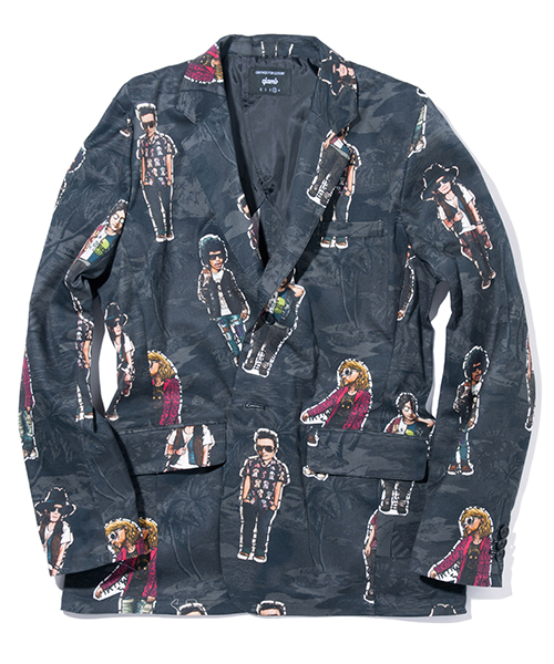 glamb（グラム）の「Legend paradise JKT（テーラードジャケット・メンズ・ブラック/ブルー・2/3/1/4）」の4枚目の写真