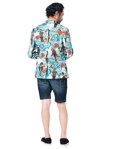 glamb（グラム）の「Legend paradise JKT（テーラードジャケット・メンズ・ブラック/ブルー・2/3/1/4）」の11枚目の写真