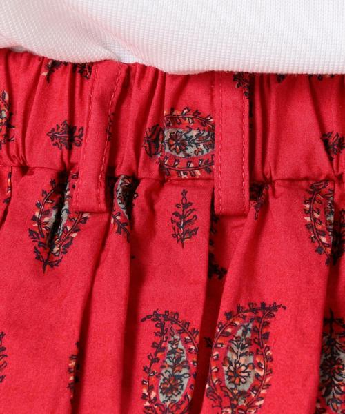 green label relaxing(グリーンレーベルリラクシング)の「■■■CF Paisley PRT スカート ◆(スカート・レディース・ナチュラル/レッド・FREE)」の3枚目の写真