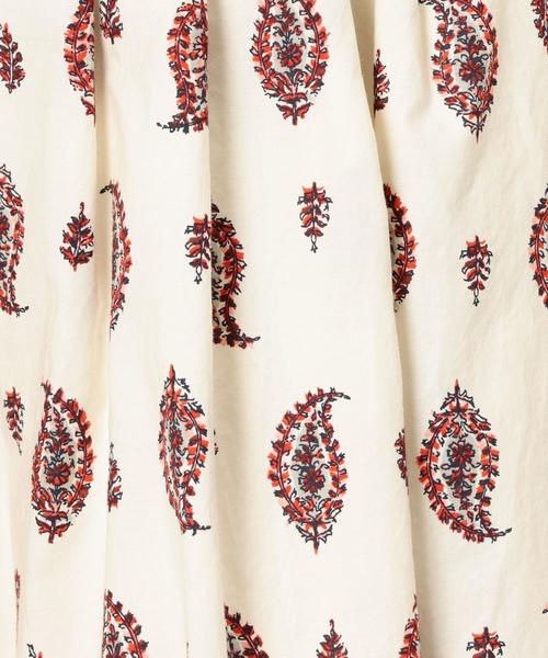 green label relaxing(グリーンレーベルリラクシング)の「■■■CF Paisley PRT スカート ◆(スカート・レディース・ナチュラル/レッド・FREE)」の7枚目の写真