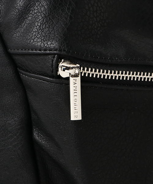 PAPILLONNER（パピヨネ）の「ビックポケットリュック（バックパック/リュック・レディース・グレー/ブラック・FREE）」の17枚目の写真