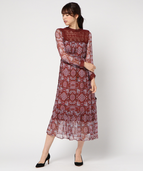 Freak S Store フリークスストア の Ne Quittez Pas ヌキテパ レース花柄ワンピース ワンピース Wear