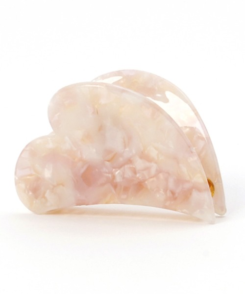 florist（フローリスト）の「ヘアクリップ ハート型 バンスクリップ（バレッタ/ヘアクリップ・レディース・パープル/イエロー系その他3/イエロー系その他2/ブラウン系その他2/ライトピンク/グリーン/ホワイト/グレー/ベージュ/ブラウン/ライトイエロー・FREE）」の11枚目の写真