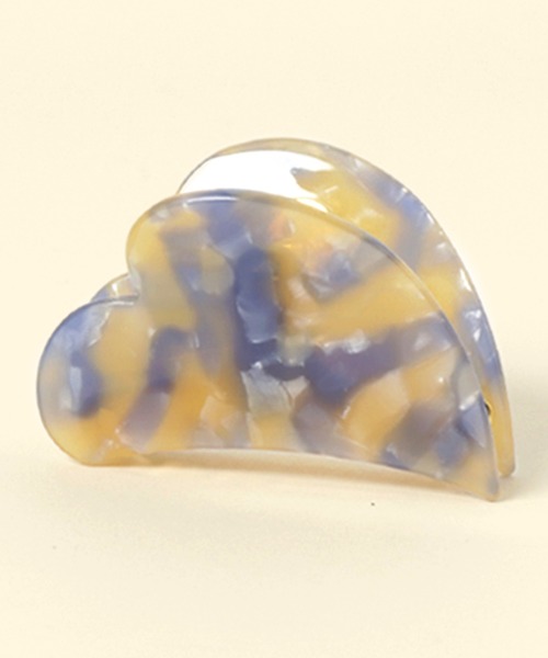 florist（フローリスト）の「ヘアクリップ ハート型 バンスクリップ（バレッタ/ヘアクリップ・レディース・パープル/イエロー系その他3/イエロー系その他2/ブラウン系その他2/ライトピンク/グリーン/ホワイト/グレー/ベージュ/ブラウン/ライトイエロー・FREE）」の9枚目の写真