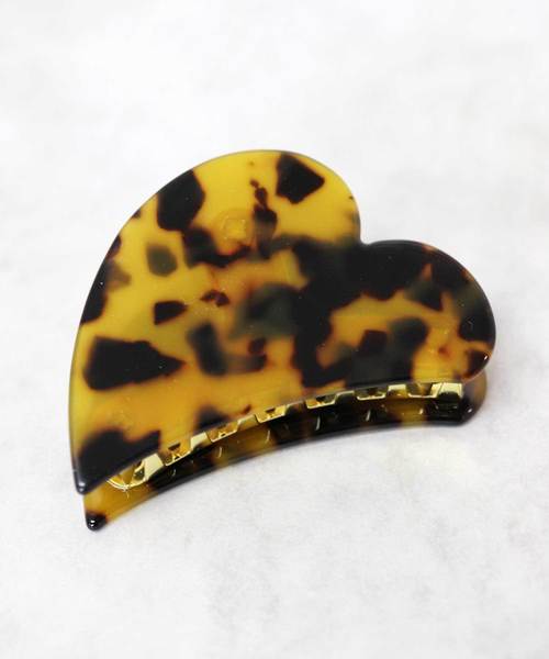 florist（フローリスト）の「ヘアクリップ ハート型 バンスクリップ（バレッタ/ヘアクリップ・レディース・パープル/イエロー系その他3/イエロー系その他2/ブラウン系その他2/ライトピンク/グリーン/ホワイト/グレー/ベージュ/ブラウン/ライトイエロー・FREE）」の21枚目の写真