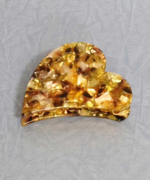 florist（フローリスト）の「ヘアクリップ ハート型 バンスクリップ（バレッタ/ヘアクリップ・レディース・パープル/イエロー系その他3/イエロー系その他2/ブラウン系その他2/ライトピンク/グリーン/ホワイト/グレー/ベージュ/ブラウン/ライトイエロー・FREE）」の19枚目の写真