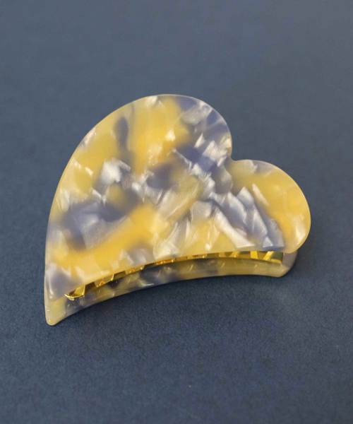 florist（フローリスト）の「ヘアクリップ ハート型 バンスクリップ（バレッタ/ヘアクリップ・レディース・パープル/イエロー系その他3/イエロー系その他2/ブラウン系その他2/ライトピンク/グリーン/ホワイト/グレー/ベージュ/ブラウン/ライトイエロー・FREE）」の15枚目の写真