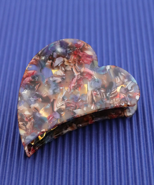 florist（フローリスト）の「ヘアクリップ ハート型 バンスクリップ（バレッタ/ヘアクリップ・レディース・パープル/イエロー系その他3/イエロー系その他2/ブラウン系その他2/ライトピンク/グリーン/ホワイト/グレー/ベージュ/ブラウン/ライトイエロー・FREE）」の13枚目の写真