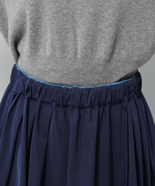 Andemiu（アンデミュウ）の「アシメリバースカート772558（スカート・レディース・レッド/ブルー/モカ・FREE）」の5枚目の写真