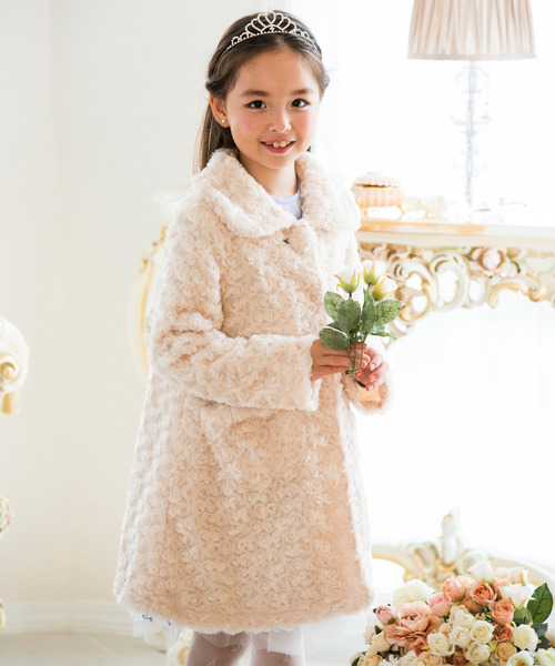 Catherine Cottage（キャサリンコテージ）の「プードルファードレスコート（その他アウター・キッズ・シルバー系その他3/ベージュ/ホワイト/ブラウン系その他3/ブラック・140/120/100/130/150/110）」の4枚目の写真