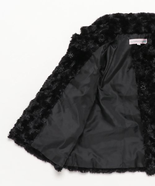 Catherine Cottage（キャサリンコテージ）の「プードルファードレスコート（その他アウター・キッズ・シルバー系その他3/ベージュ/ホワイト/ブラウン系その他3/ブラック・140/120/100/130/150/110）」の7枚目の写真