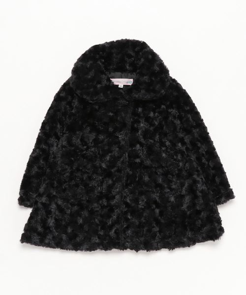 Catherine Cottage（キャサリンコテージ）の「プードルファードレスコート（その他アウター・キッズ・シルバー系その他3/ベージュ/ホワイト/ブラウン系その他3/ブラック・140/120/100/130/150/110）」の2枚目の写真