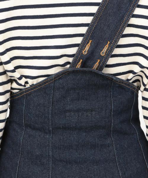 Another Edition（アナザーエディション）の「ワンショルダーデニムタックスカート（デニムスカート・レディース・ネイビー・FREE）」の5枚目の写真