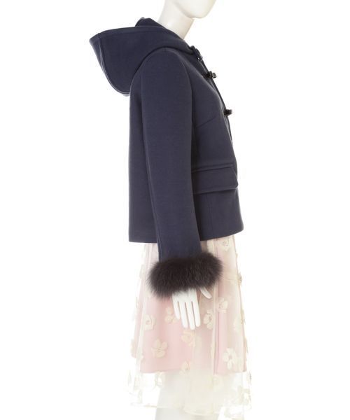 ジルバイジルスチュアート　ダッフルコート フェイクファー付ショートダッフルコート | JILL by JILL STUART（ジル