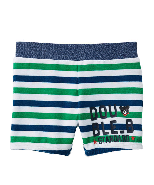 ボーダー5分丈水着（水着）｜DOUBLE_B（ダブルビー） 5,729円