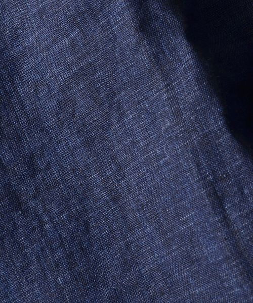 SHIPS（シップス）の「SC:  BAIRD MCNUTT  アイリッシュリネン レギュラーカラーシャツ（シャツ/ブラウス・メンズ・ホワイト/ネイビー/オリーブ/ピンク/イエロー/ブルー・SMALL/MEDIUM/LARGE/X-LARGE）」の16枚目の写真