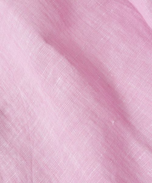 SHIPS（シップス）の「SC:  BAIRD MCNUTT  アイリッシュリネン レギュラーカラーシャツ（シャツ/ブラウス・メンズ・ホワイト/ネイビー/オリーブ/ピンク/イエロー/ブルー・SMALL/MEDIUM/LARGE/X-LARGE）」の10枚目の写真