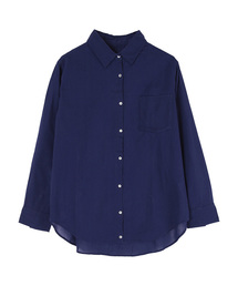 2wayコットンカシュクールシャツ