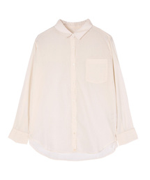 2wayコットンカシュクールシャツ