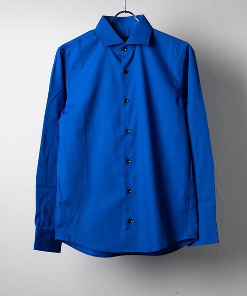 garsonwave（ギャルソンウェーブ）の「日本製ホリゾンタルカラーシャツ コレクション(GW)（シャツ/ブラウス・メンズ・ネイビー/ホワイト/ロイヤルブルー/ワインレッド/ブラック/ピンク/ブラック系その他2/ブルー系その他2/ブルー系その他/ブラック系その他/A/B/D/C/G/F/E/H/I/K/L/M/J・M/LL/L）」の7枚目の写真