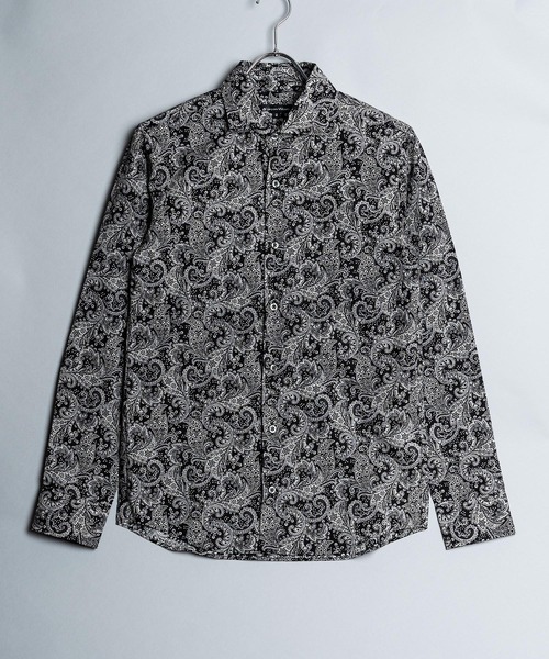 garsonwave（ギャルソンウェーブ）の「日本製ホリゾンタルカラーシャツ コレクション(GW)（シャツ/ブラウス・メンズ・ネイビー/ホワイト/ロイヤルブルー/ワインレッド/ブラック/ピンク/ブラック系その他2/ブルー系その他2/ブルー系その他/ブラック系その他/A/B/D/C/G/F/E/H/I/K/L/M/J・M/LL/L）」の18枚目の写真