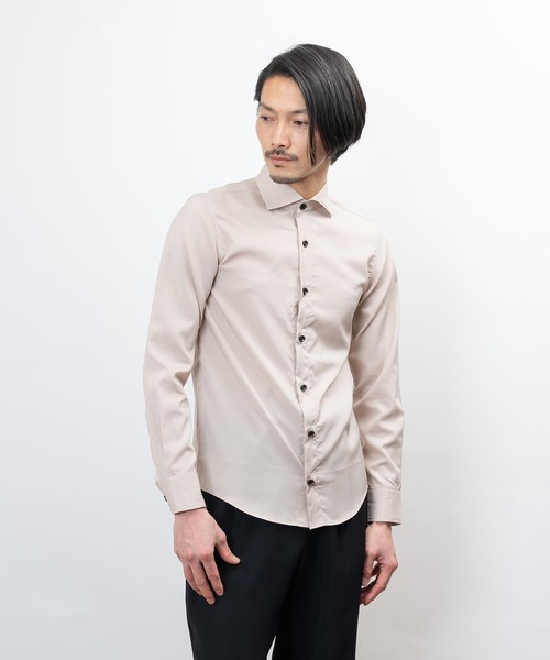 garsonwave（ギャルソンウェーブ）の「日本製ホリゾンタルカラーシャツ コレクション(GW)（シャツ/ブラウス・メンズ・ネイビー/ホワイト/ロイヤルブルー/ワインレッド/ブラック/ピンク/ブラック系その他2/ブルー系その他2/ブルー系その他/ブラック系その他/A/B/D/C/G/F/E/H/I/K/L/M/J・M/LL/L）」の20枚目の写真