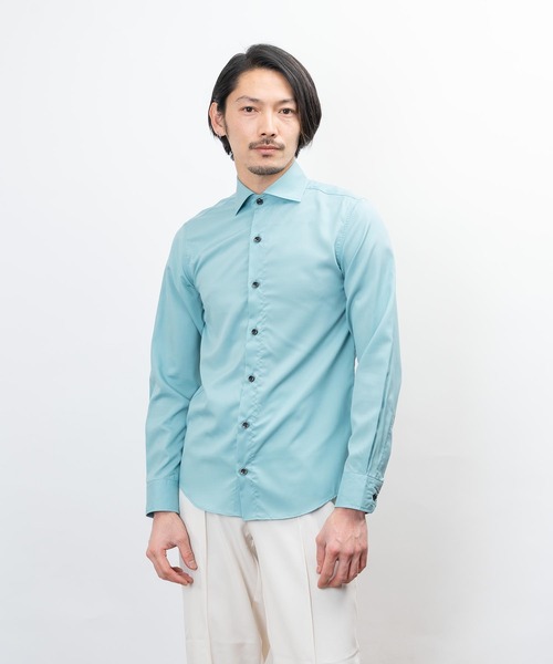 garsonwave（ギャルソンウェーブ）の「日本製ホリゾンタルカラーシャツ コレクション(GW)（シャツ/ブラウス・メンズ・ネイビー/ホワイト/ロイヤルブルー/ワインレッド/ブラック/ピンク/ブラック系その他2/ブルー系その他2/ブルー系その他/ブラック系その他/A/B/D/C/G/F/E/H/I/K/L/M/J・M/LL/L）」の21枚目の写真