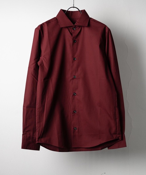 garsonwave（ギャルソンウェーブ）の「日本製ホリゾンタルカラーシャツ コレクション(GW)（シャツ/ブラウス・メンズ・ネイビー/ホワイト/ロイヤルブルー/ワインレッド/ブラック/ピンク/ブラック系その他2/ブルー系その他2/ブルー系その他/ブラック系その他/A/B/D/C/G/F/E/H/I/K/L/M/J・M/LL/L）」の10枚目の写真