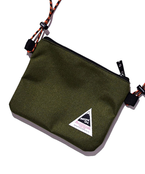 BELLWOODMADE（ベルウッドメイド）の「【 BELLWOODMADE / ベルウッドメイド 】 TIP / ミニサコッシュバッグ / ミニショルダー / ポーチ（ショルダーバッグ・メンズ・ブラック/ネイビー/オリーブ/インディゴブルー/カモフラージュ・FREE）」の3枚目の写真