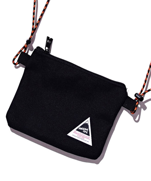 BELLWOODMADE（ベルウッドメイド）の「【 BELLWOODMADE / ベルウッドメイド 】 TIP / ミニサコッシュバッグ / ミニショルダー / ポーチ（ショルダーバッグ・メンズ・ブラック/ネイビー/オリーブ/インディゴブルー/カモフラージュ・FREE）」の8枚目の写真