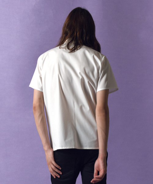 MILKBOY(ミルクボーイ)の「LOGO シャツ(シャツ/ブラウス・メンズ・ベージュ/オフホワイト/ミント・FREE)」の5枚目の写真