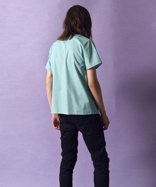 MILKBOY(ミルクボーイ)の「LOGO シャツ(シャツ/ブラウス・メンズ・ベージュ/オフホワイト/ミント・FREE)」の9枚目の写真