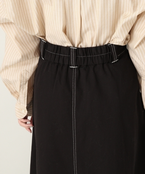 LOWRYS FARM（ローリーズファーム）の「ハイショクステッチＡラインスカート　805112（スカート・レディース・ブラック/ベージュ/バーガンディー・FREE）」の10枚目の写真