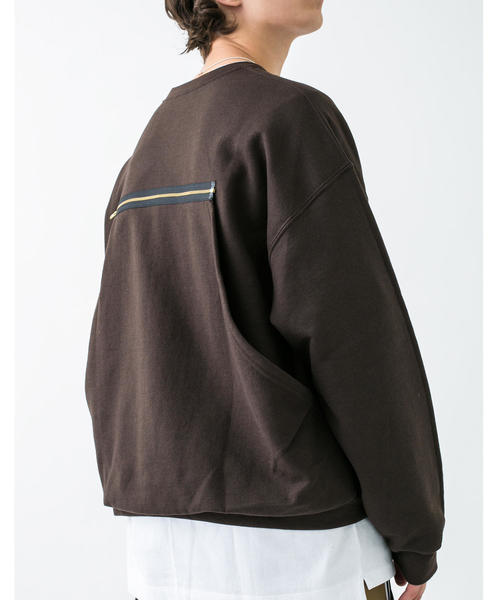 MONKEY TIME(モンキータイム)の「<PRE_> HUNTING CROPOPED CN SWEAT/スウェット(スウェット・メンズ・ダークブラウン/ダークグリーン/ブラック・LARGE/MEDIUM/X-LARGE)」の3枚目の写真