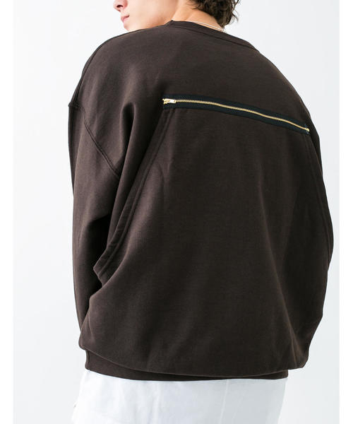 MONKEY TIME(モンキータイム)の「<PRE_> HUNTING CROPOPED CN SWEAT/スウェット(スウェット・メンズ・ダークブラウン/ダークグリーン/ブラック・LARGE/MEDIUM/X-LARGE)」の6枚目の写真