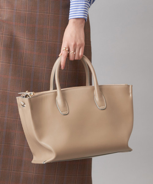 RIVE DROITE（リヴドロワ）の「チェックロングナロースカート（スカート・レディース・ベージュ/ブラウン・38/36）」の16枚目の写真