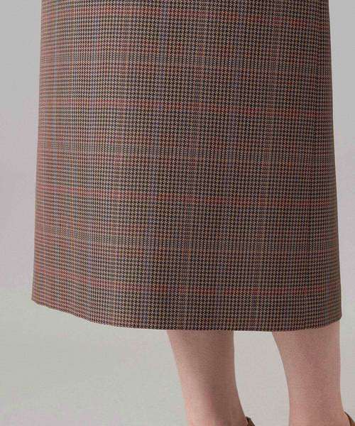 RIVE DROITE（リヴドロワ）の「チェックロングナロースカート（スカート・レディース・ベージュ/ブラウン・38/36）」の12枚目の写真