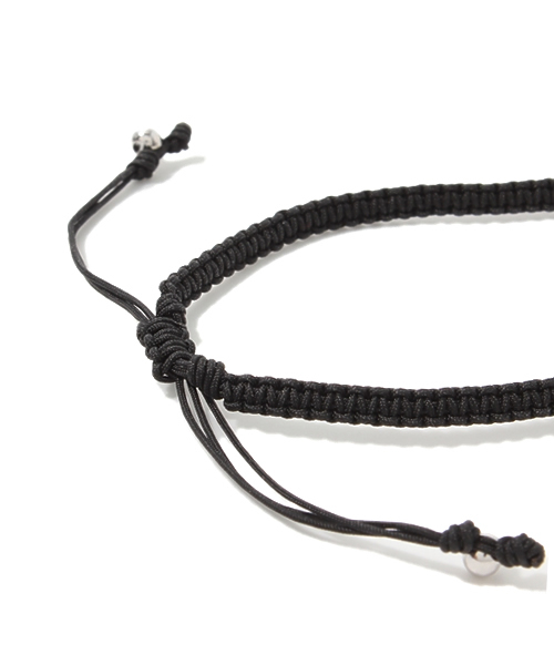 RANDOM（ランダム）の「【 RANDOM / ランダム 】 KEY CUBIC ZIRCONIA CORD BRACELET / キュービック ジルコニア ブレスレット（ブレスレット・メンズ・ゴールド/ブラック/グレー/レッド/ネイビー・FREE）」の8枚目の写真