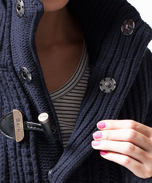 NANO universe（ナノユニバース）の「【BAILA12月号掲載】【VERY12月号掲載 】 BARK/OD/別注ショートダッフルコート（ダッフルコート・レディース・オフホワイト/ブラック/ネイビー/キャメル/ワイン・XX-SMALL/X-SMALL）」の11枚目の写真