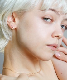 cui-cui（キュイキュイ）の「マルチカラー スナップ フープ ピアス