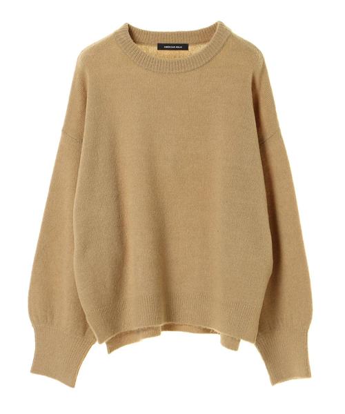 AMERICAN HOLIC(アメリカンホリック)の「・ブークレストレッチクルーネックプルオーバー*(ニット/セーター・レディース・ピンク/杢グレー/ブラック/カーキ/マスタード/ベージュ/グレー系その他2/オフホワイト・FREE)」の19枚目の写真