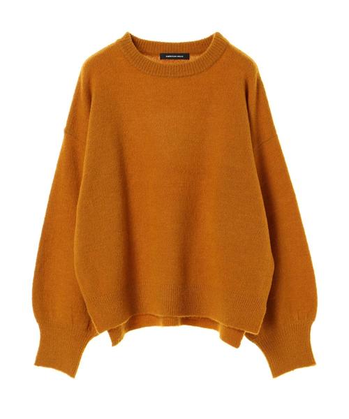 AMERICAN HOLIC(アメリカンホリック)の「・ブークレストレッチクルーネックプルオーバー*(ニット/セーター・レディース・ピンク/杢グレー/ブラック/カーキ/マスタード/ベージュ/グレー系その他2/オフホワイト・FREE)」の18枚目の写真