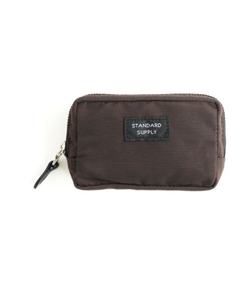 STANDARD SUPPLY（スタンダードサプライ）の「スタンダードサプライ / SIMPLICITY シンプリシティ / SQUARE POUCH S スクエアポーチS（ポーチ・レディース・ホワイト/チャコールグレー/ブラック/ベージュ/グレー/レッド/イエロー/ブルー/グリーン/ダークパープル/マスタード/ダークネイビー/モカ/サファリグリーン/レンガ/グリーン系その他/コーラルピンク/ストーン/サンドベージュ/オレンジ/ライトグレー系/ダークブラウン/キナリ/コバルトブルー/ケリーグリーン/アイボリー・FREE）」の8枚目の写真