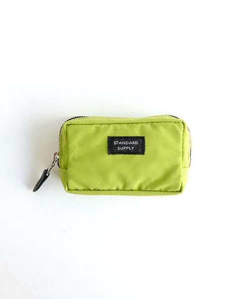 STANDARD SUPPLY（スタンダードサプライ）の「スタンダードサプライ / SIMPLICITY シンプリシティ / SQUARE POUCH S スクエアポーチS（ポーチ・レディース・ホワイト/チャコールグレー/ブラック/ベージュ/グレー/レッド/イエロー/ブルー/グリーン/ダークパープル/マスタード/ダークネイビー/モカ/サファリグリーン/レンガ/グリーン系その他/コーラルピンク/ストーン/サンドベージュ/オレンジ/ライトグレー系/ダークブラウン/キナリ/コバルトブルー/ケリーグリーン/アイボリー・FREE）」の14枚目の写真