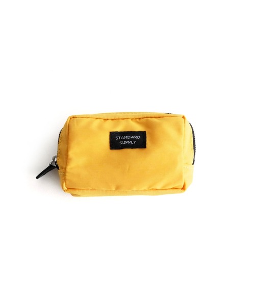 STANDARD SUPPLY（スタンダードサプライ）の「スタンダードサプライ / SIMPLICITY シンプリシティ / SQUARE POUCH S スクエアポーチS（ポーチ・レディース・ホワイト/チャコールグレー/ブラック/ベージュ/グレー/レッド/イエロー/ブルー/グリーン/ダークパープル/マスタード/ダークネイビー/モカ/サファリグリーン/レンガ/グリーン系その他/コーラルピンク/ストーン/サンドベージュ/オレンジ/ライトグレー系/ダークブラウン/キナリ/コバルトブルー/ケリーグリーン/アイボリー・FREE）」の20枚目の写真