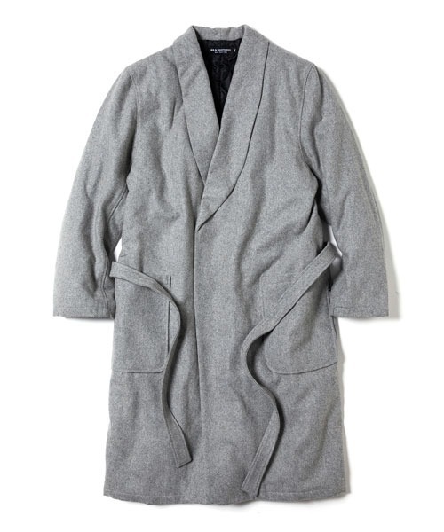 68&brothers(シックスティエイトアンドブラザーズ)の「Melton Gown Coat(チェスターコート・メンズ・ブラック/チェック/グレー・MEDIUM/LARGE/X-LARGE)」の3枚目の写真